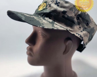 Ukraine Military Cap Hat size Large 58-62 cm Trydent Symbol Digital Camo Mabuta