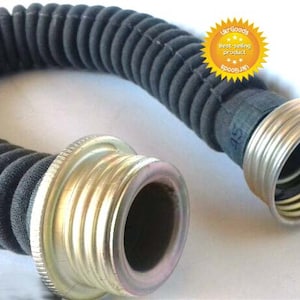 Slang Rör Sovjetisk Militär Gasmask Ny Grå Gummi 40 mm Original