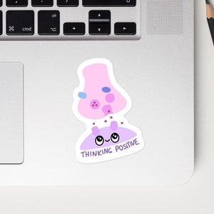 Kawaii Synapse Humor Sticker, Neuroscience, Neurology Gifts, Graduation Gift, Brain, Neuro Nurse, Cute Stickers, Science Teacher