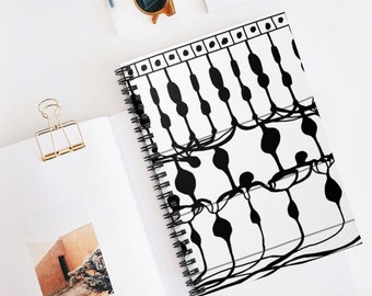 Retinal Layers A5 Spiral Notebook: Ophthalmology Gift