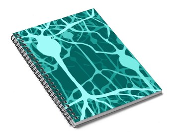 Neuron Forest Spiral Notebook, Neuroscience Gift