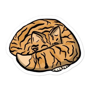 猫の脳のキスカットステッカー、神経科学、神経学、卒業祝い、子猫、ネコ科、かわいいステッカー、面白い科学、心理学