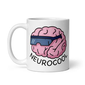 Neurocool マグカップ、神経科学、生物学オタク、面白い脳、神経学ギフト、卒業ギフト、理科教師マグカップ