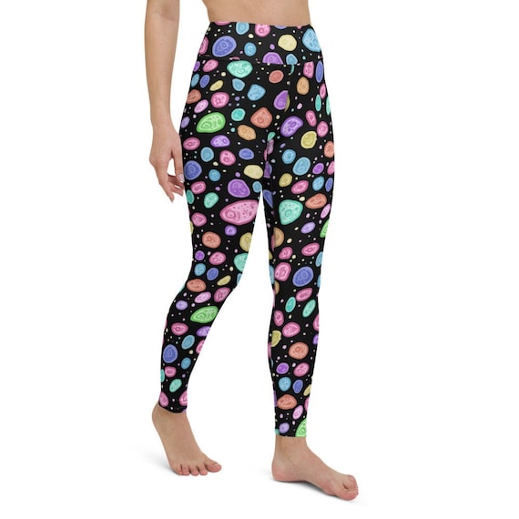 Cells Pattern High Waisted Leggings, Microbiology Gifts