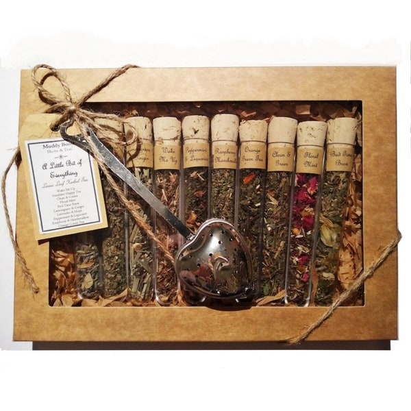 A Little Bit of Everything | Herbal Tea Gift Set | Selection of Organic Herbal Teas | Caffeine Free | Vegan | The Perfect Christmas Gift