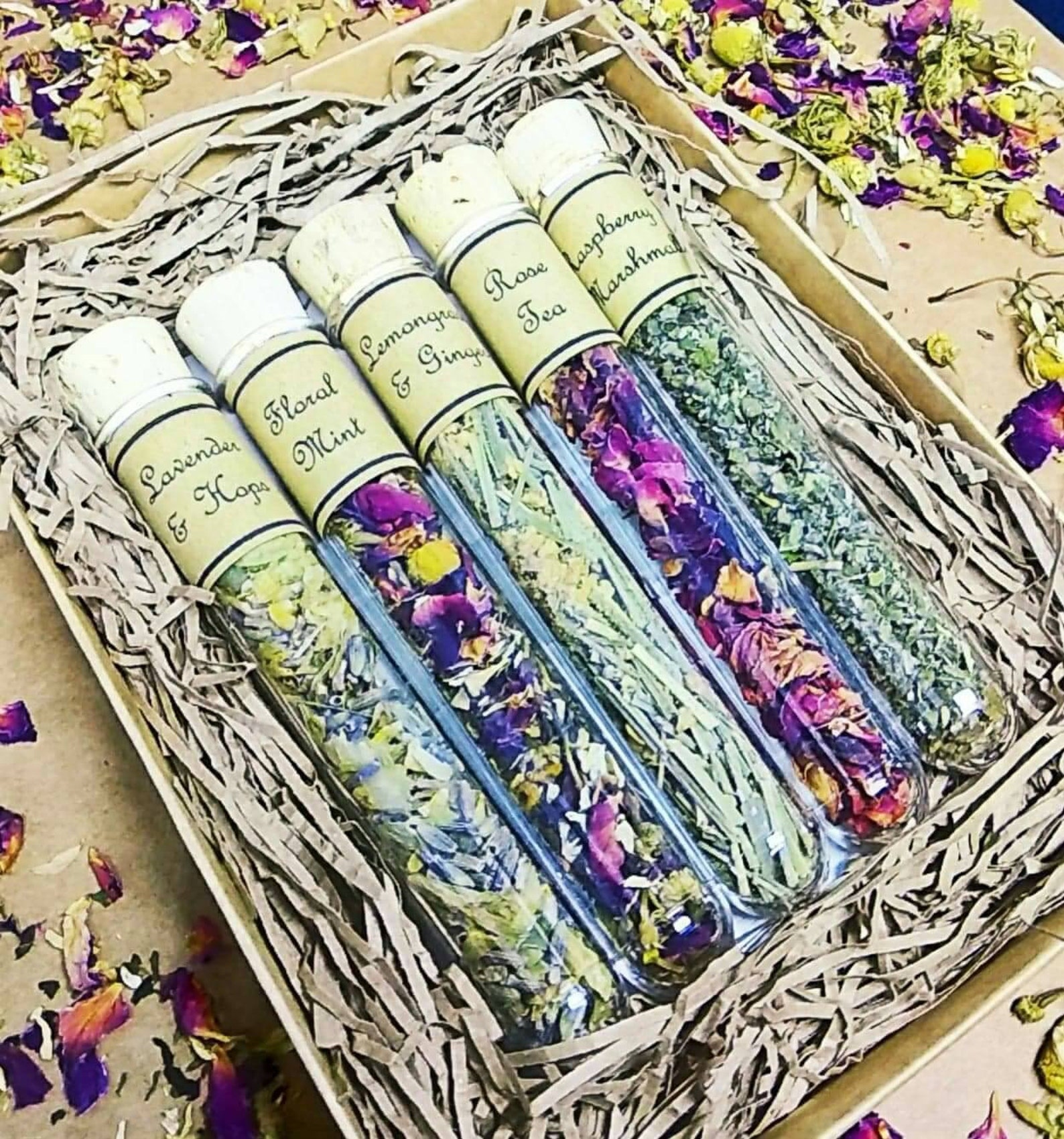 Herbal Tea Gift Set. the Perfect Gift for Tea Lovers. Herbal Etsy