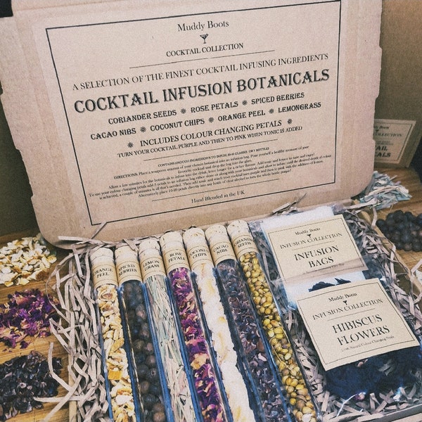 Cocktail Infusions Botanicals • The Perfect Christmas Gift For Cocktail Lovers! • DIY Cocktails