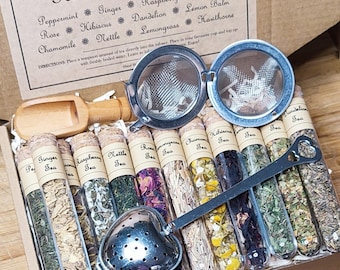 12 Luxury Herbal Tea Selection - The Perfect Gift for Tea Lovers - Premium Quality Herbal Blends - Herbal Tea Sampler