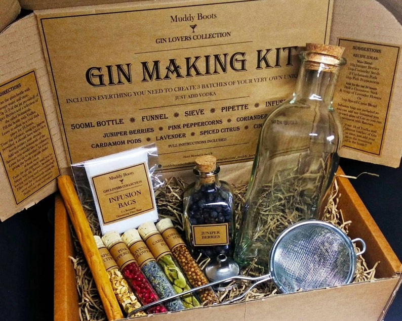 Premium Gin Making Kit the Perfect Gift for Gin Lovers. Etsy