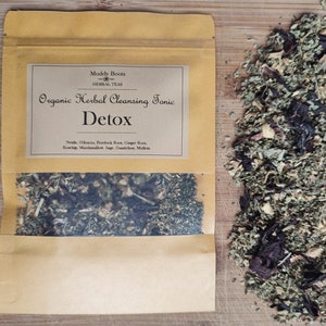 DETOX - Herbal Cleansing Tonic - Body & Liver Detox - Organic Premium Herbal Tea