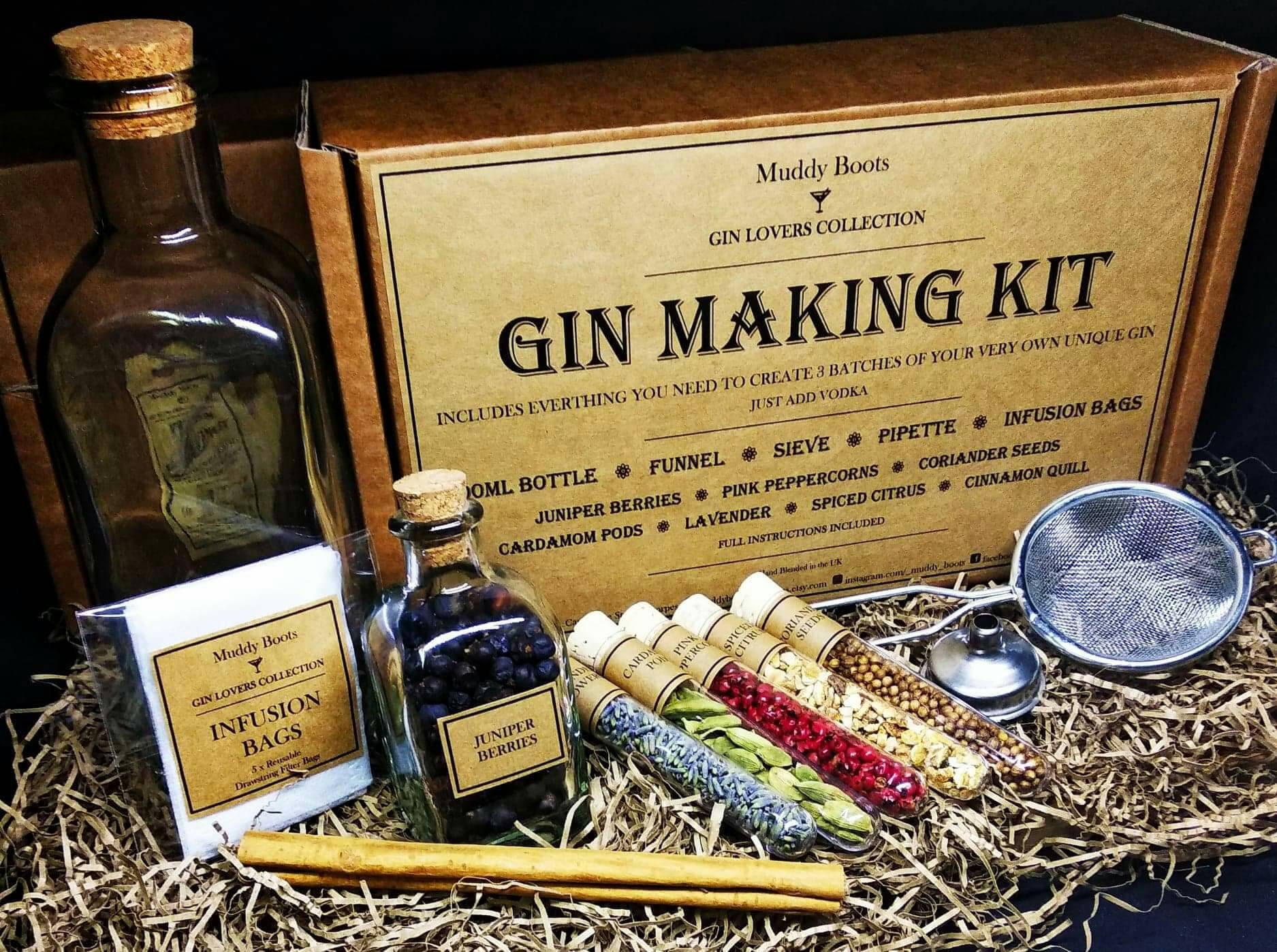 Premium Gin Making Kit The Perfect Gift for Fathers Day. Etsy