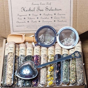 12 Luxury Herbal Tea Selection - The Perfect Gift for Tea Lovers - Premium Quality Herbal Blends - Herbal Tea Sampler