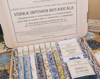 Vodka Infusions Botanicals • The Perfect Christmas Gift For Vodka Lovers! • DIY Flavoured Vodka