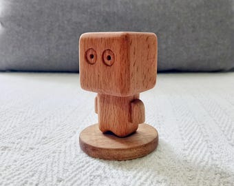 Handcrafted Wooden Figurine, Home Decor, Natural Decor and Toy for Kids
