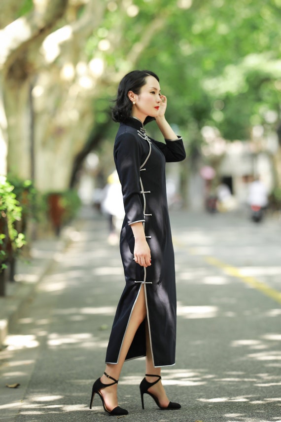 qipao black