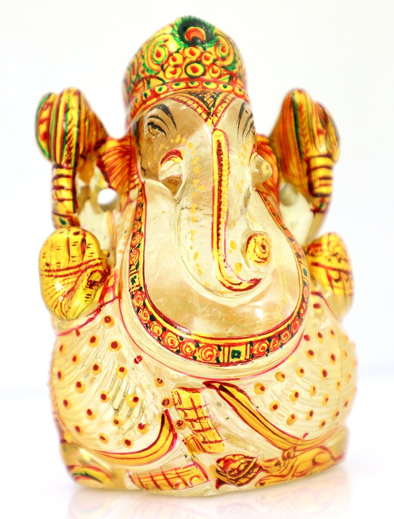2750 Carat Museum Grade Australian Jade Ganesh Carving 4.23 X 2.76