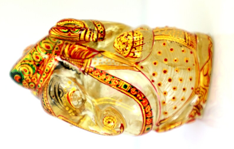 2750 Carat Museum Grade Australian Jade Ganesh Carving 4.23 X 2.76