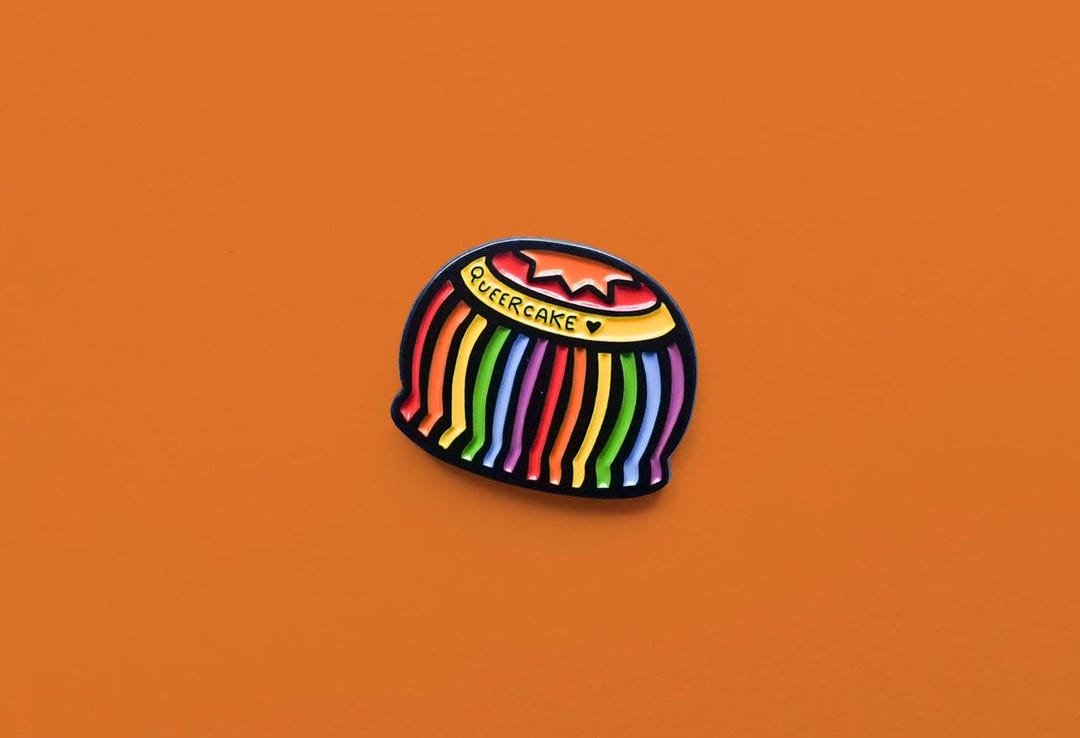 Tunnocks Queercake - Scotland Pride Flag Enamel Pins (pride, Trans, Nonbinary, Ace, Genderfluid, Pansexual, Bisexual) - Etsy UK