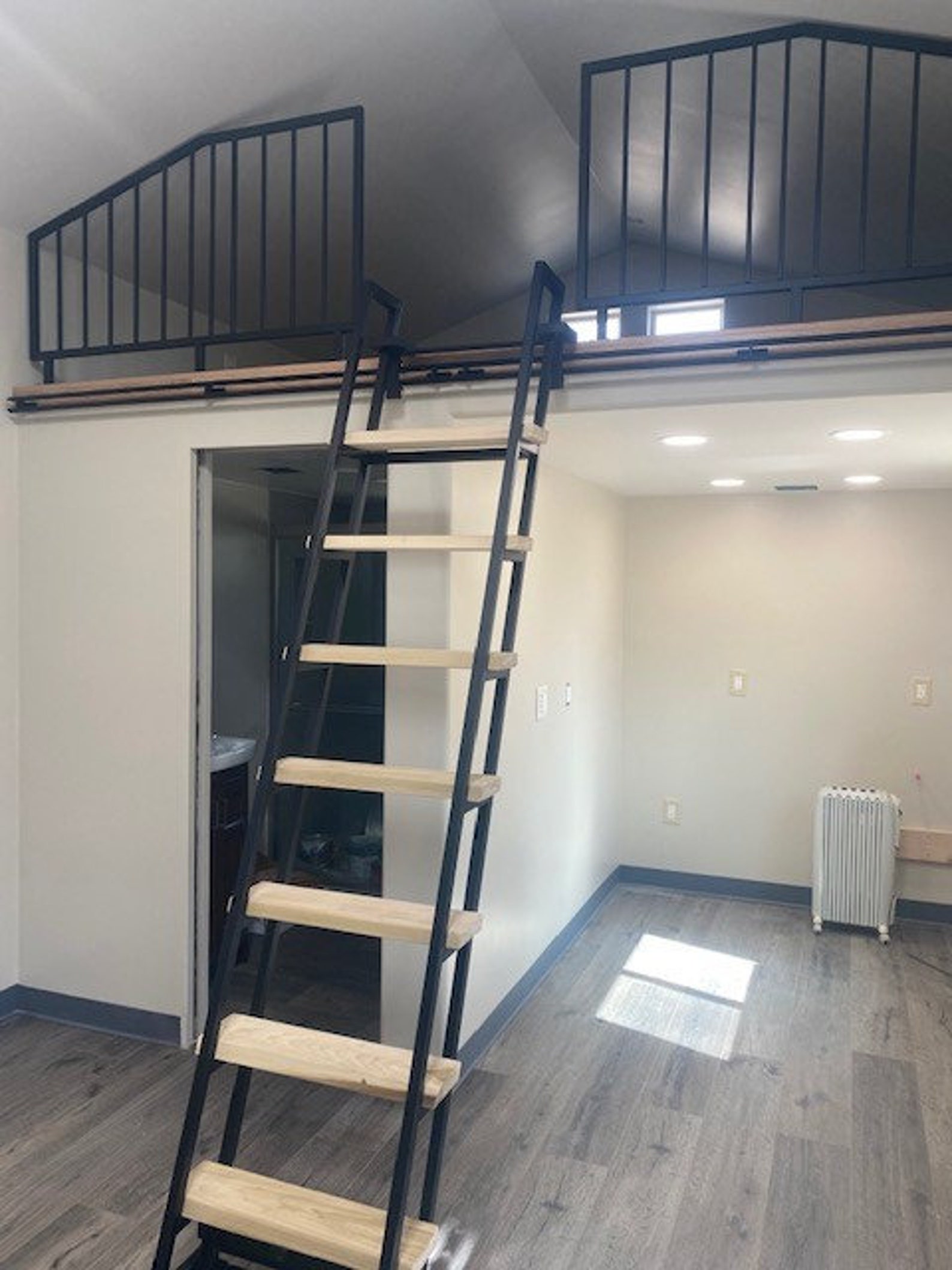10ft Sliding Librarian Loft Ladder With 6 Foot Sliding Etsy