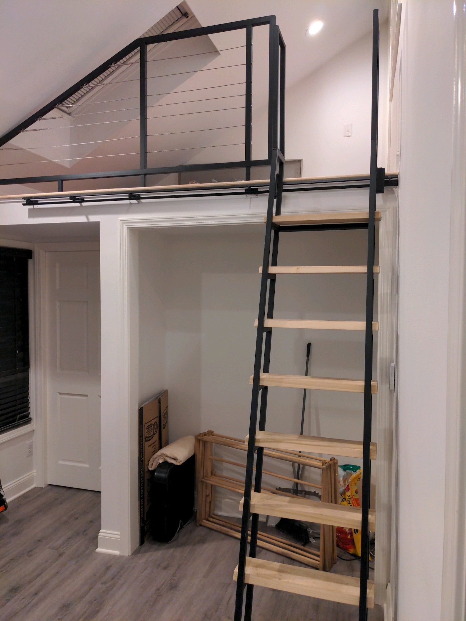 7ft Sliding Loft Ladder Left/right & In/out 6ft Slide Free Shipping FOR