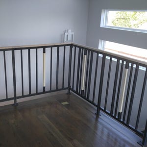 Railing System - Industrial/modern Design - Custom Made - Steel & Wood ...