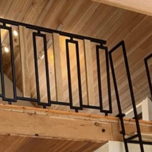 Railing System - Industrial/modern Design - Custom Made - Steel & Wood ...