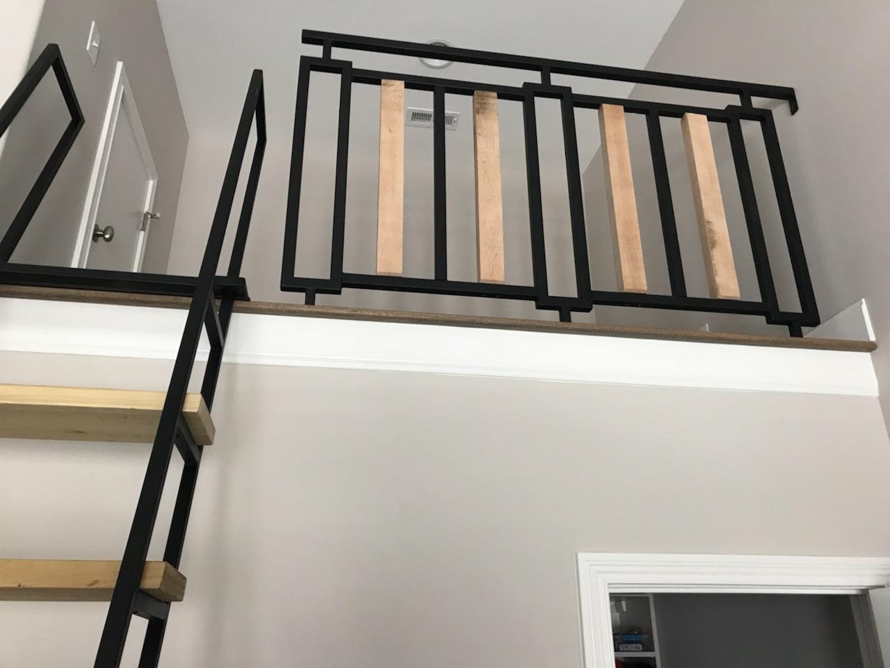 Railing System - Industrial/modern Design - Custom Made - Steel & Wood ...