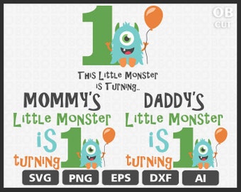 Download Monster birthday svg | Etsy