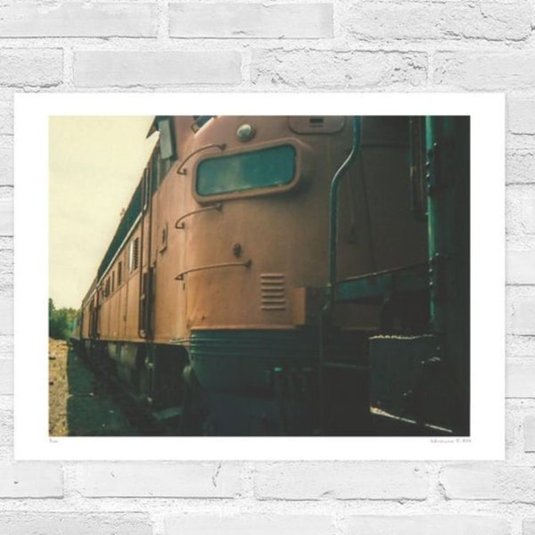 Cranbrook British Columbia, Train, Nature, Wall Art, Fine Art, Landscape, Large Print, Photography, Canada, Rockies, Industrial, awesome.