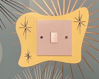 1950’s Atomic style Switch Plates