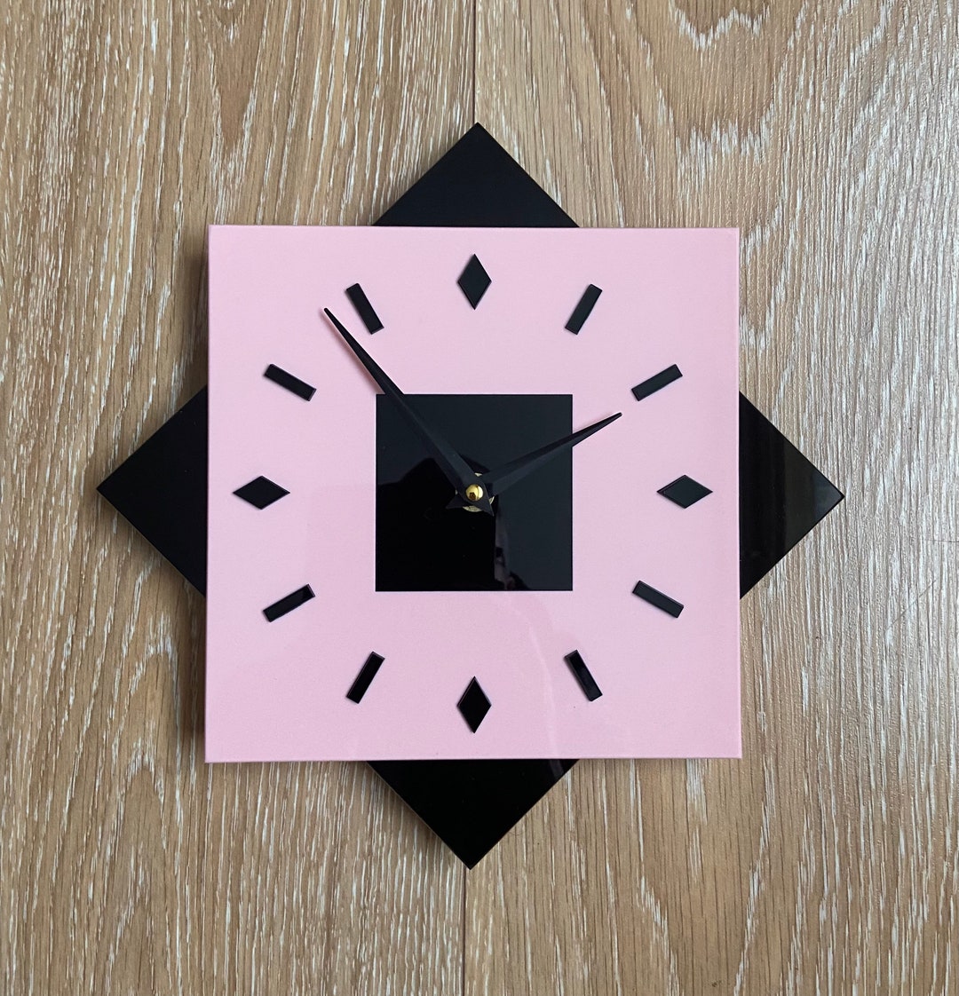 Art Deco Wall Clock Etsy