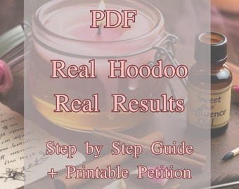 Honungsburk-besvärjelse PDF för kärlek, inflytande och försoning | Hoodoo Conjure-ritual med steg-för-steg-instruktioner