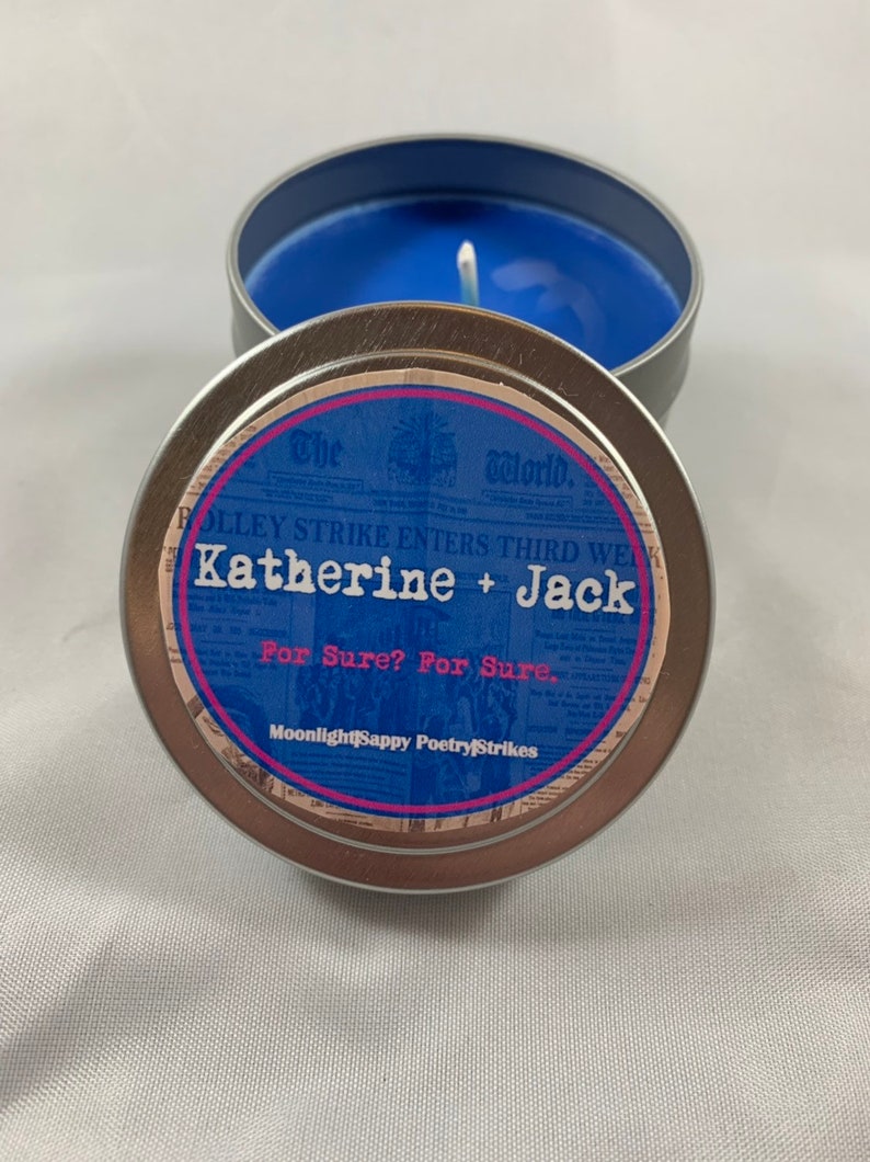 Jack Katherine Newsies Musicals Candle Tin Soy Wax Etsy