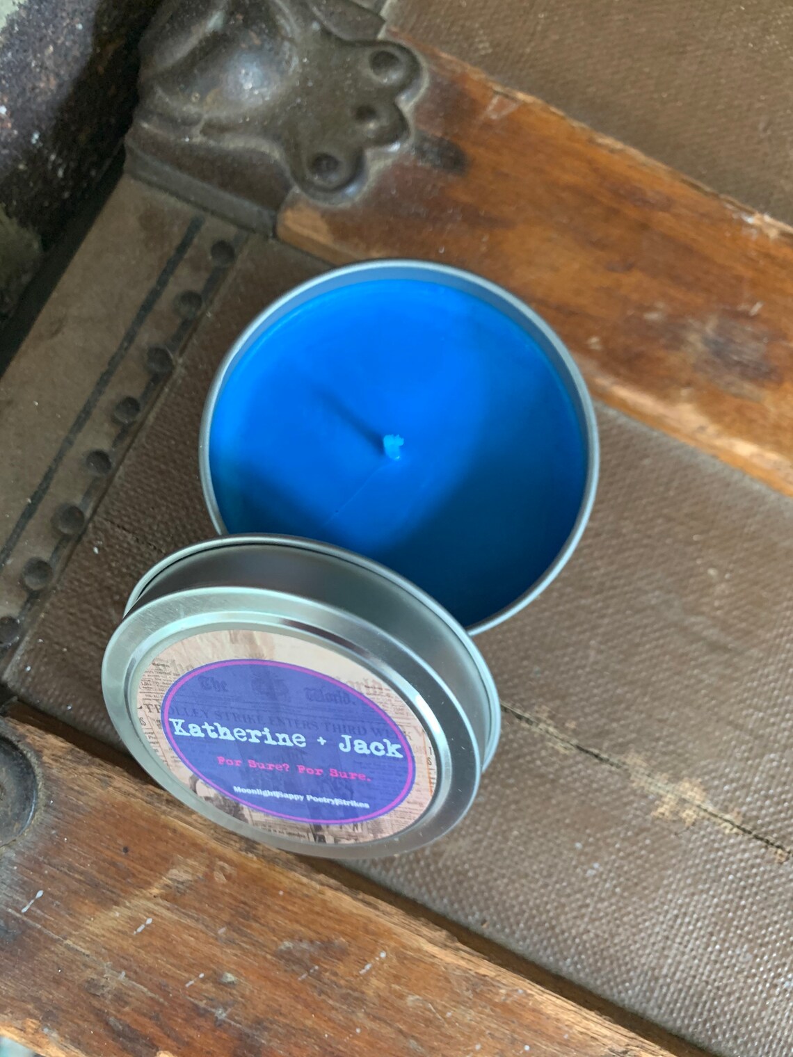 Jack Katherine Newsies Musicals Candle Tin Soy Wax Etsy