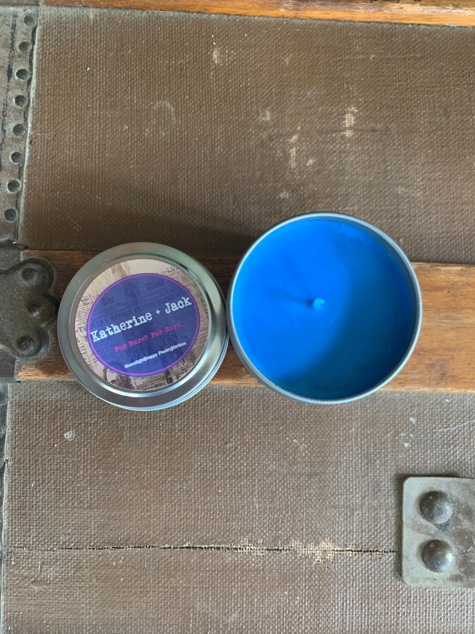 Jack Katherine Newsies Musicals Candle Tin Soy Wax Etsy