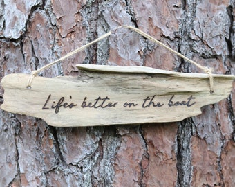 Personalized Driftwood Sign, Custom Driftwood Quote Gift for him, Personalized Wood Sign, Custom Wood Burned, Personalized Saying