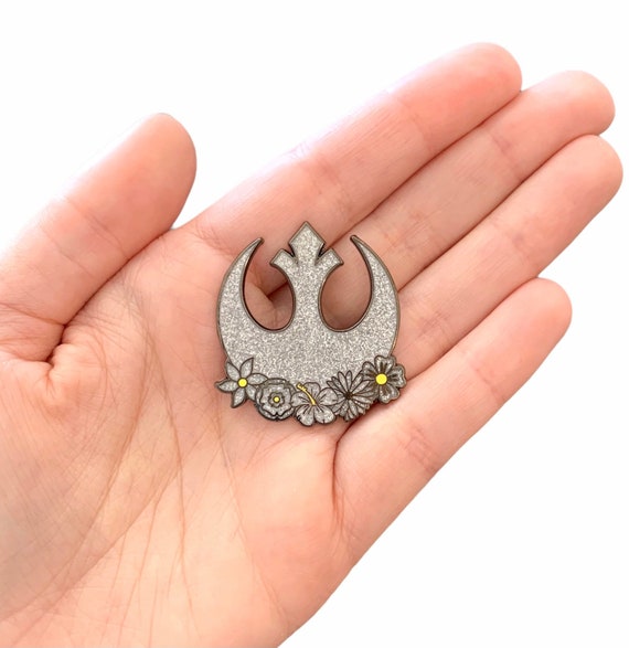 Floral Rebel Star Wars Pin Star Wars Pin Princess Leia Pin - Etsy Floral Rebel Star Wars Pin Star Wars Pin Princess Leia Pin - Etsy