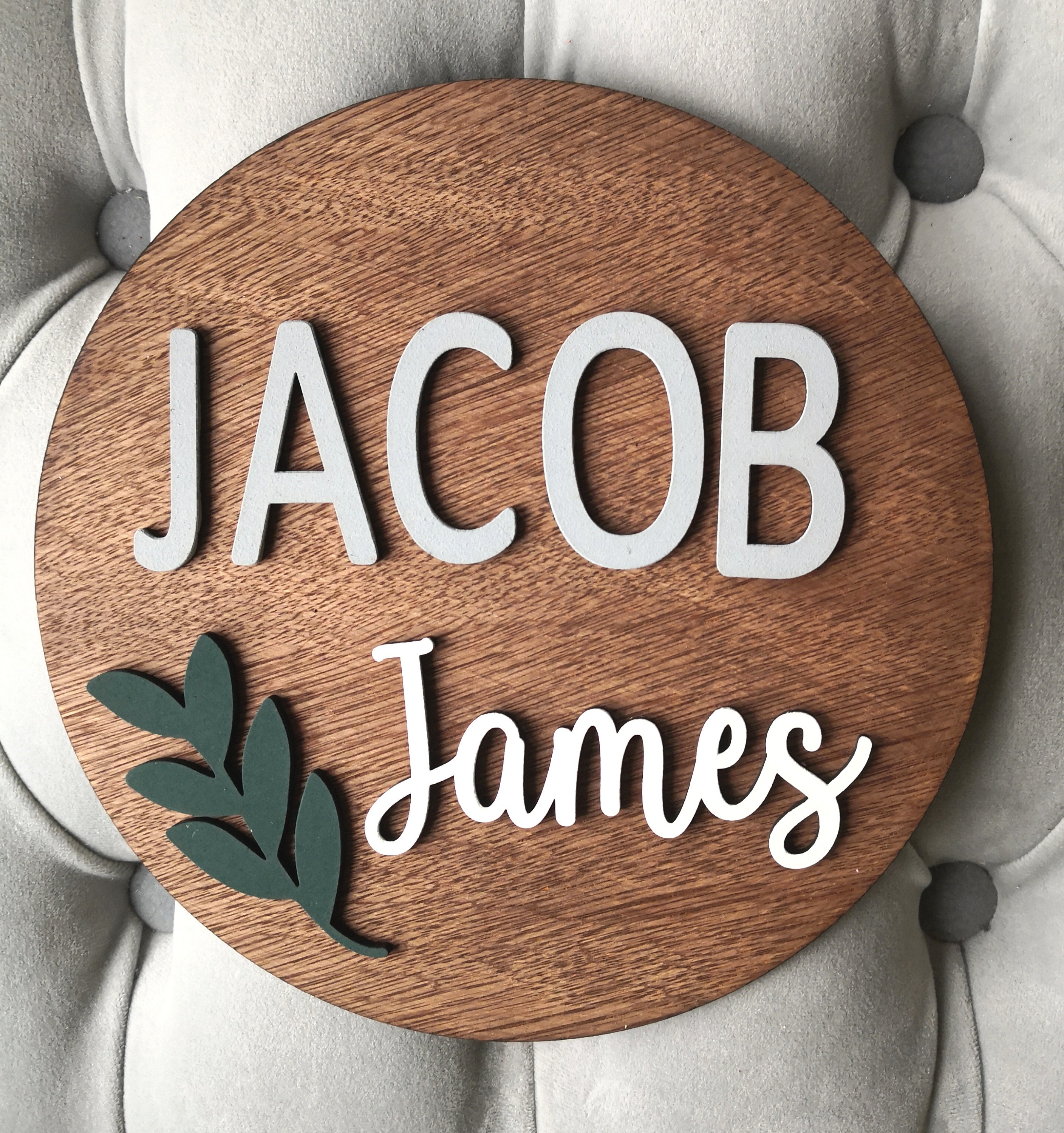 PERSONALISED NAME SIGN Wall Wooden plaque Large 30cm Etsy