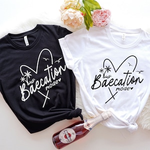 Baecation Mode Shirt, Couples Trip T-Shirt, His & Her Baecation Shirts, Vacation Couples Shirts, Couple Tshirts Vacation, Girls Trip Shirts