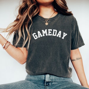 Gameday Shirt, Game Day Comfort Colors Tshirt, Womens Sports Shirt,  Baseball Shirt, Basketball Shirt, Sunday Football Mom Shirt, Gameday Tee 