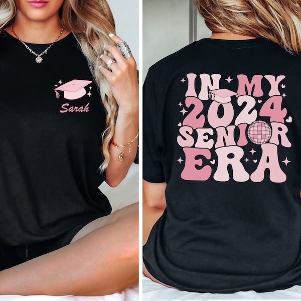 In My Senior Era Shirt, Senior Class of 2024 Shirt, Senior 2024 Shirt