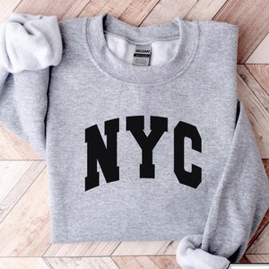 NYC New York City Sweatshirt, New York City shirt, New York T-shirt, East Coast Shirt, Big Apple New York Lover Gift, NYC Gifts Women Men