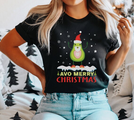 Avo Merry Christmas Shirt Avocado Santa 