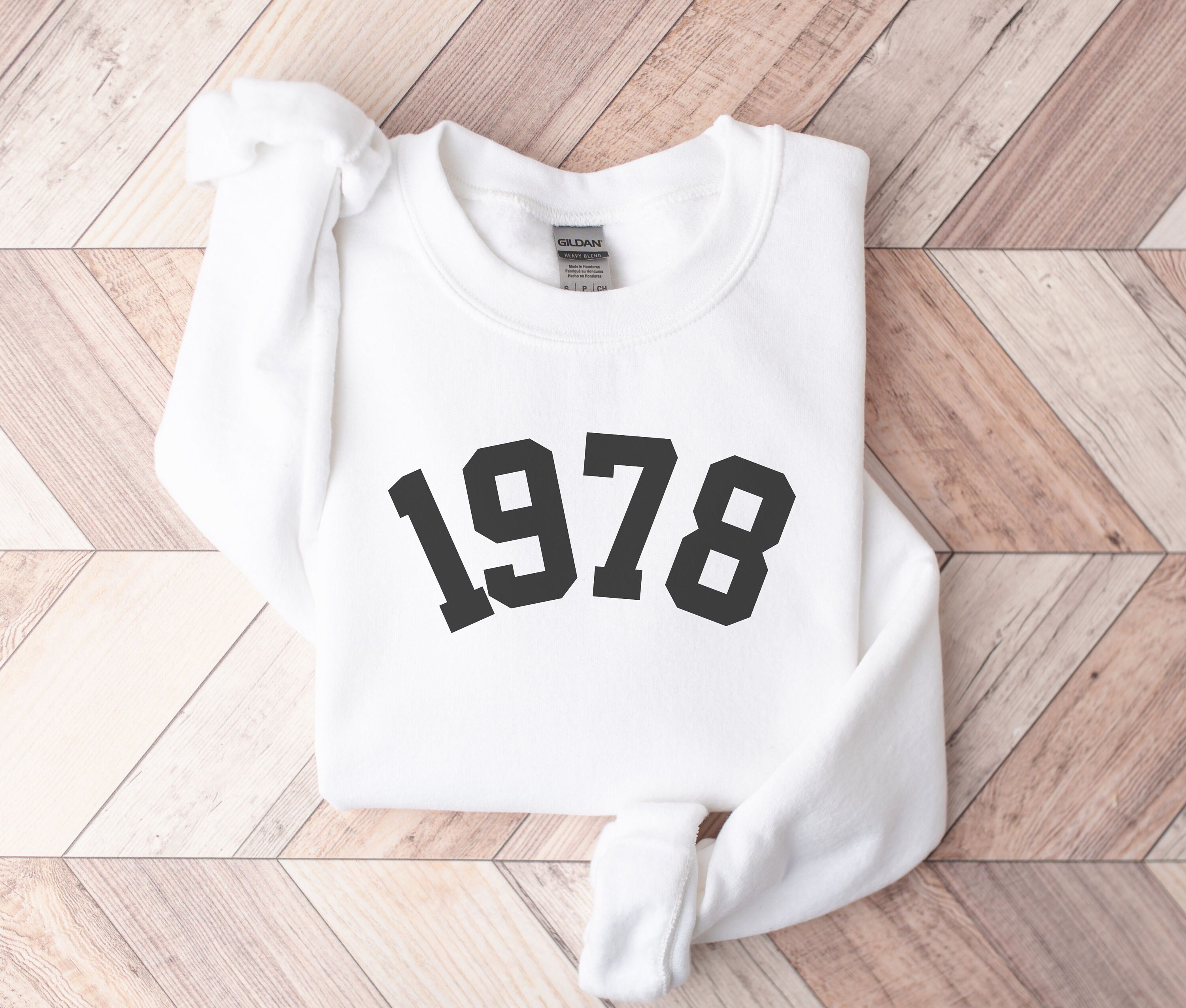 Custom 1978 Birthday Shirt For Women - Personalized 46th Birthday Gift - Made In Birth Year - Bday Star Design - Medium - View #5
