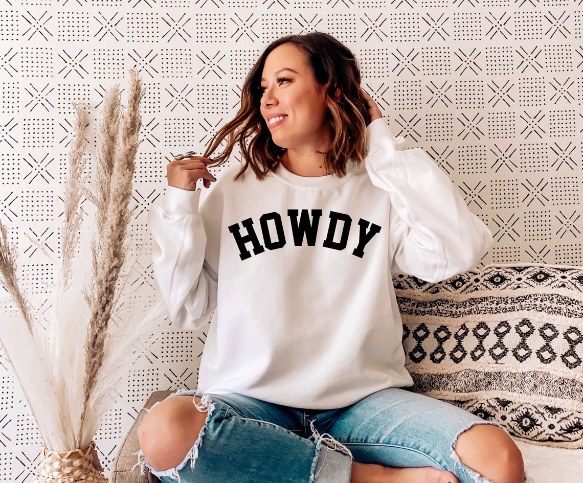 howdy corded sweatshirt