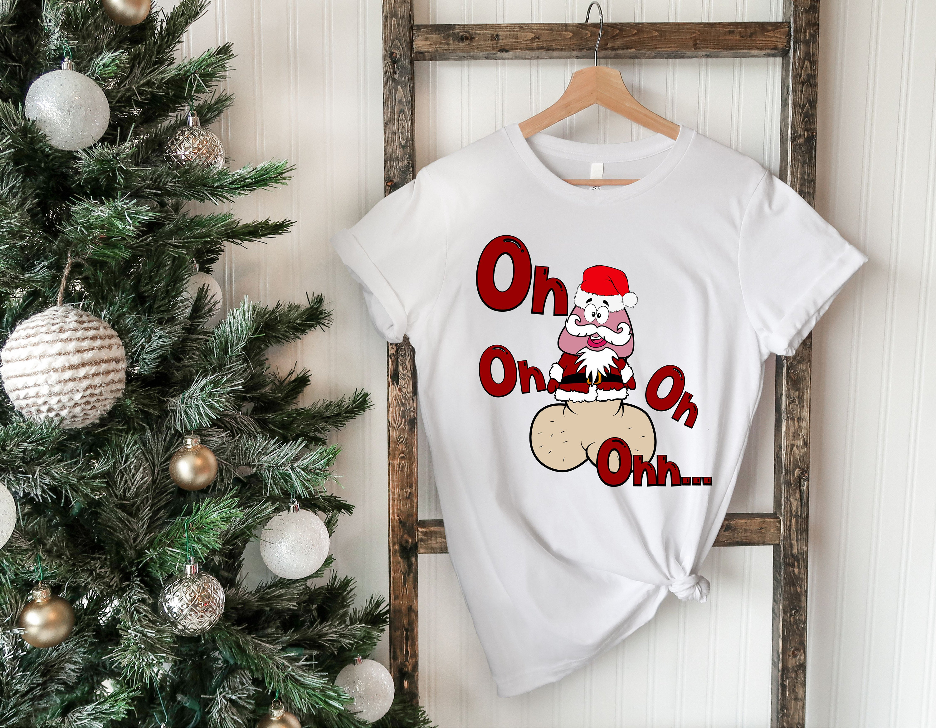 Playera Gato Travieso Árbol De Navidad Divertida Regalo Cool