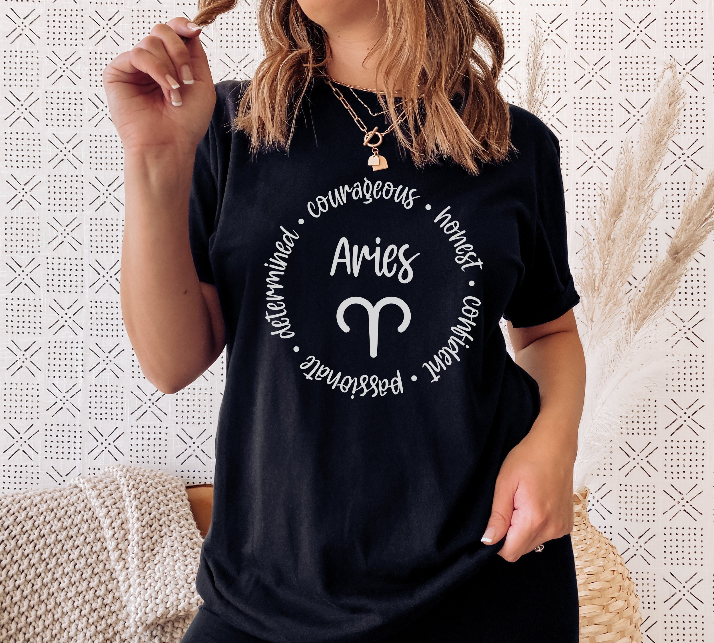 Aries Traits Aries T-shirt Sign Shirt Etsy Canada