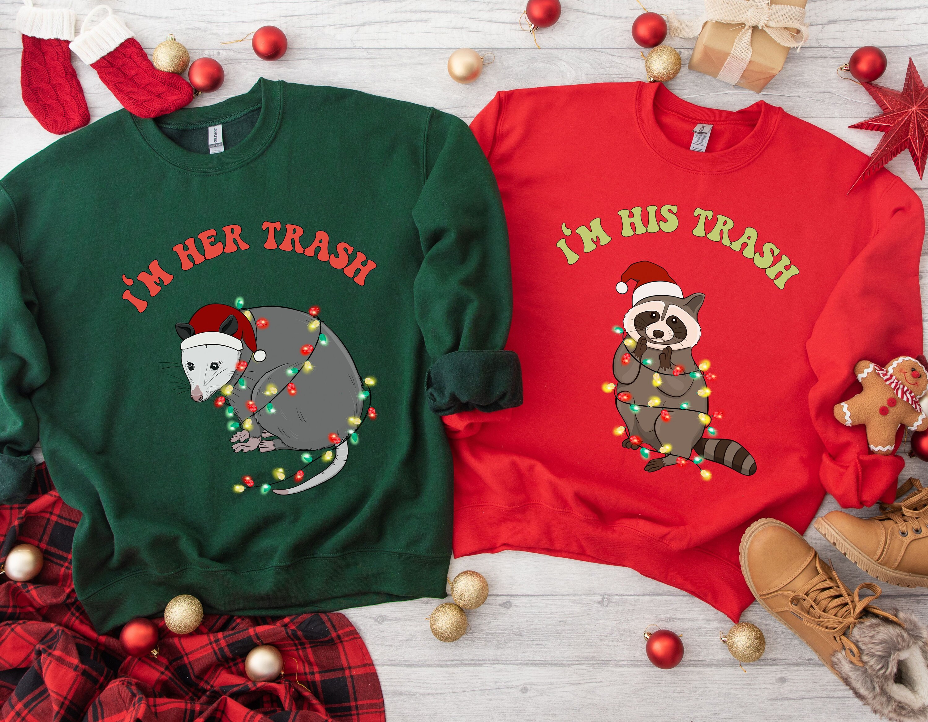 Funny Christmas For Couples Matching His And Hers Christmas