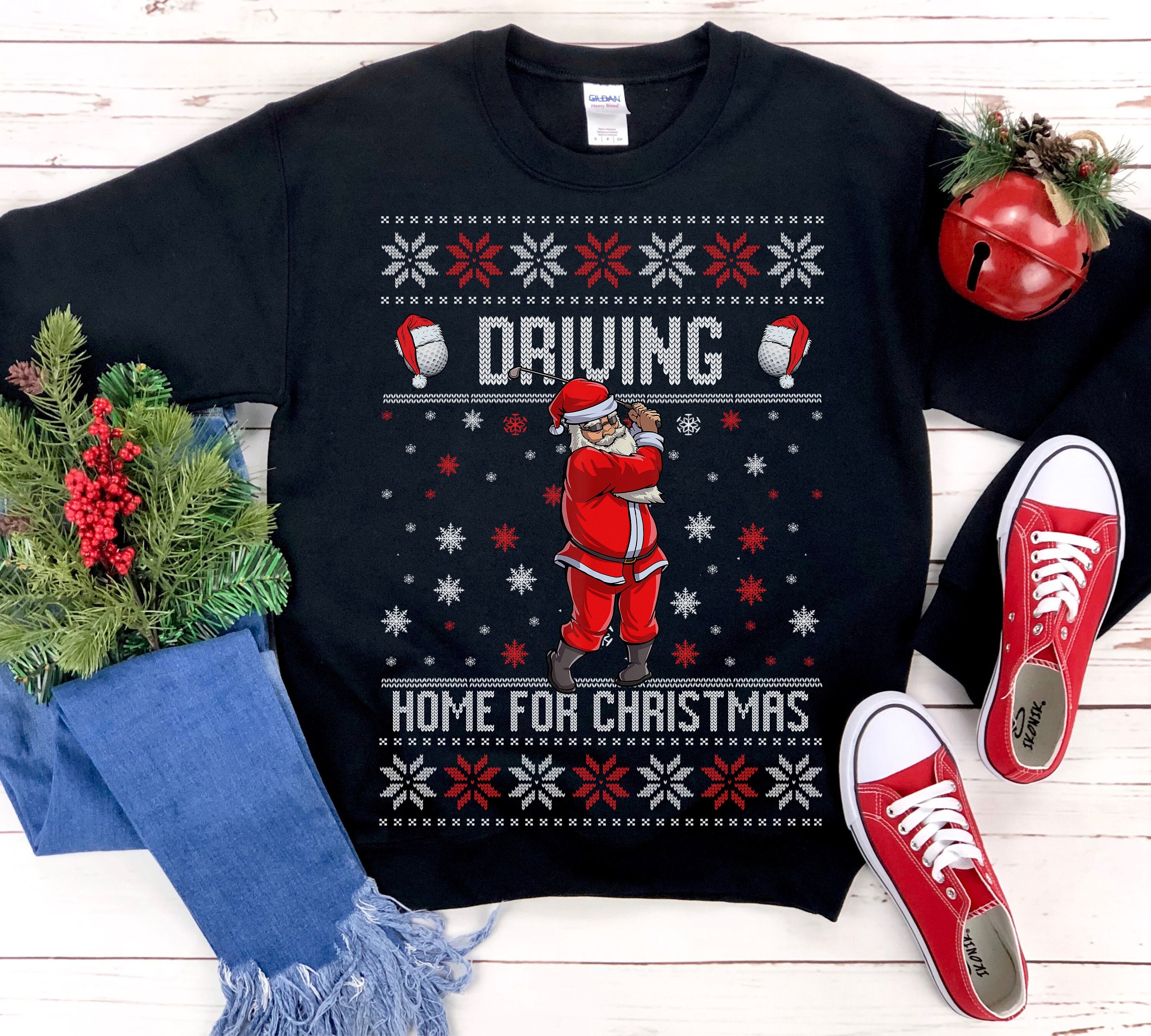 Golf Ugly Christmas Sweater Golf Ugly Christmas Sweater