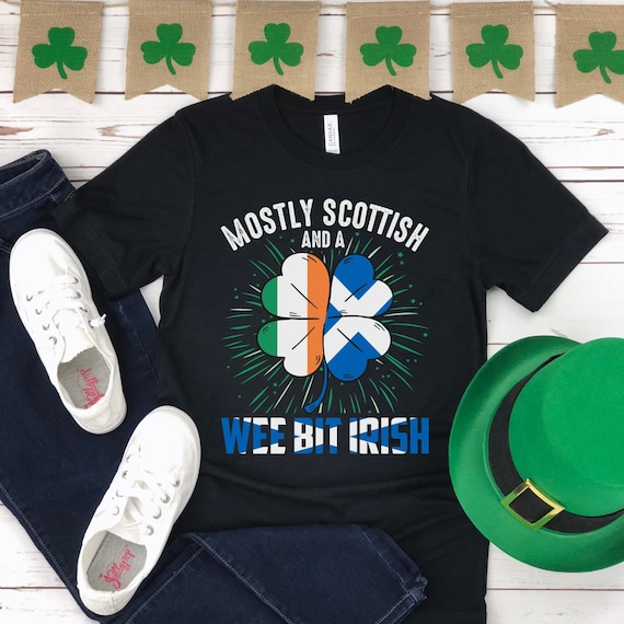 Irish Scottish Flag Ireland Scotland St Patricks Day T-Shirt Irish Scottish Flag Ireland Scotland St Patricks Day T-Shirt